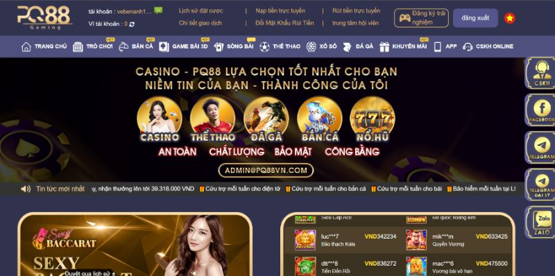 Đăng nhập 4 Đăng nhập PQ88